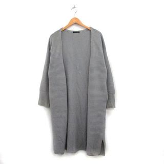 美品 ナノユニバース シルク混 長袖カーディガン レディース F