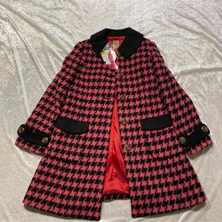 美品 ANNA SUI アナスイ DOLLYGIRL 千鳥格子 コート