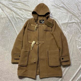 FATエフエーティー WOOLフーデッドコートSKINNY(L)ブラック極美品