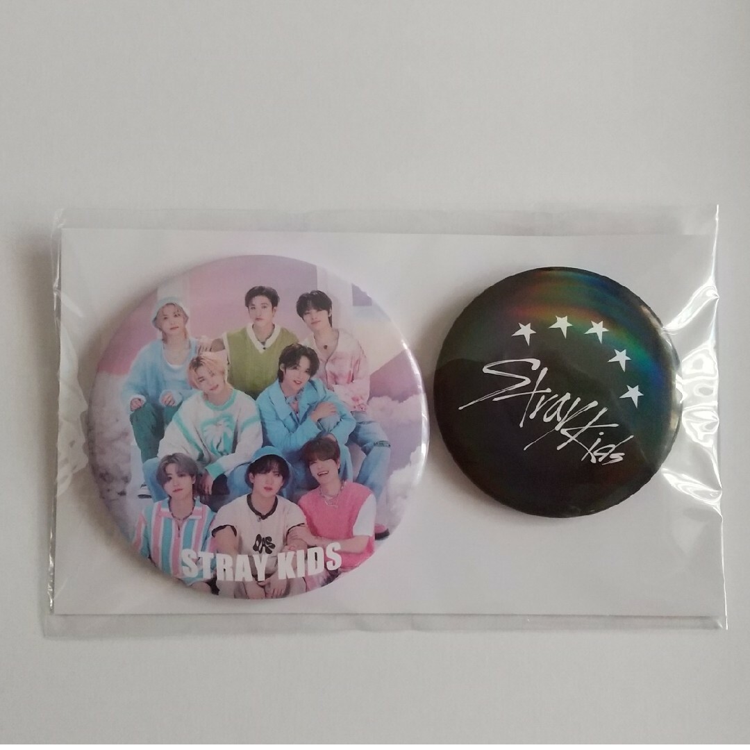 Stray Kids(ストレイキッズ)の【送料込】StrayKids スキズ アップグレード 缶バッジ（単品） エンタメ/ホビーのCD(K-POP/アジア)の商品写真