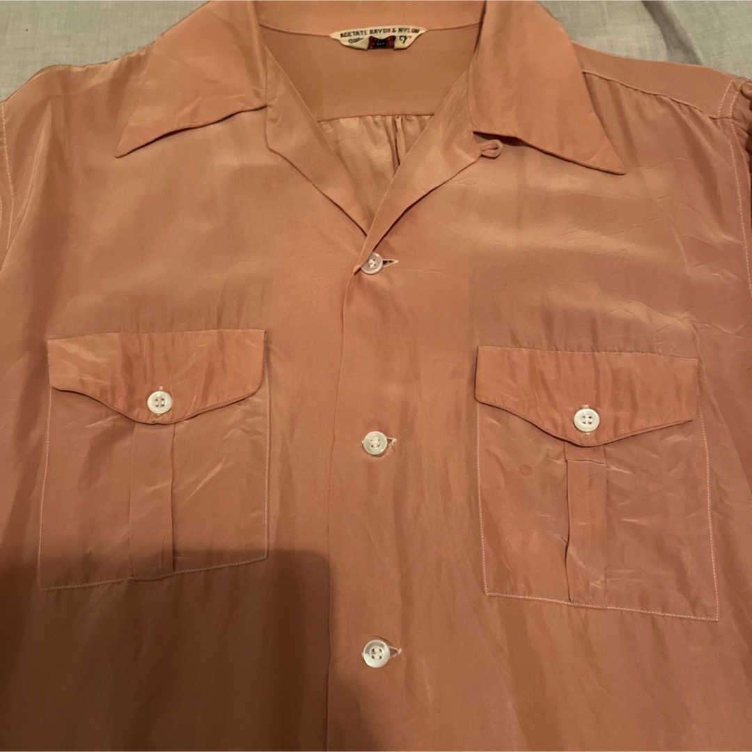 50s】 レーヨンシャツ ヴィンテージ レーヨンギャバの通販 by 50s】 レーヨンシャツ ヴィンテージ レーヨンギャバの通販 by