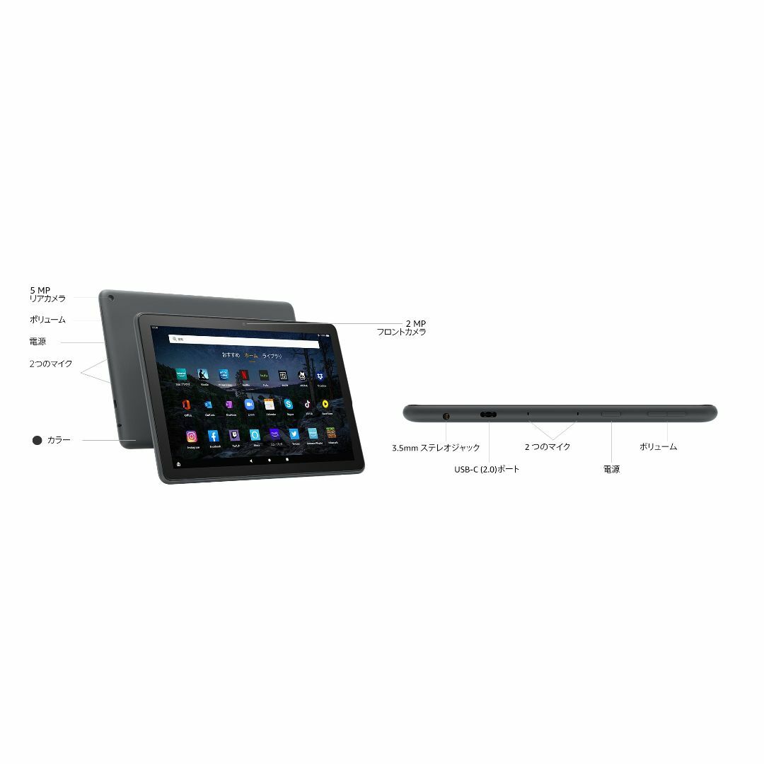 最新第11世代 Fire HD 10 Plus タブレット 4G /32G