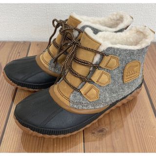 ソレル(SOREL)のSORELソレル冬用アウトドアブーツ22.5cm未使用(ブーツ)