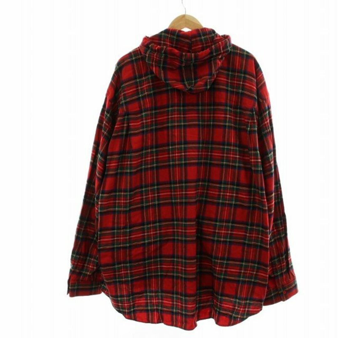 BALENCIAGA - BALENCIAGA 2021年製 フーデッドフランネル BALENCIAGA - BALENCIAGA 2021年製 フーデッドフランネル