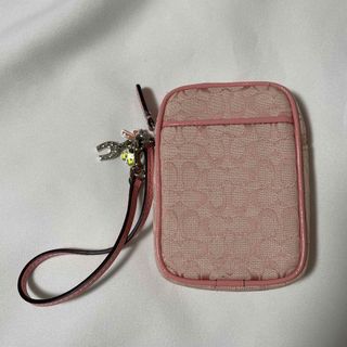 コーチ(COACH)の＊Rose＊様専用COACH コーチ　マルチポーチ　ピンク(ポーチ)