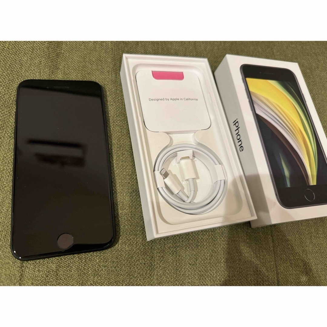 iPhone - iPhone SE 第2世代 (SE2) ブラック 128 GB SIMフリー の通販
