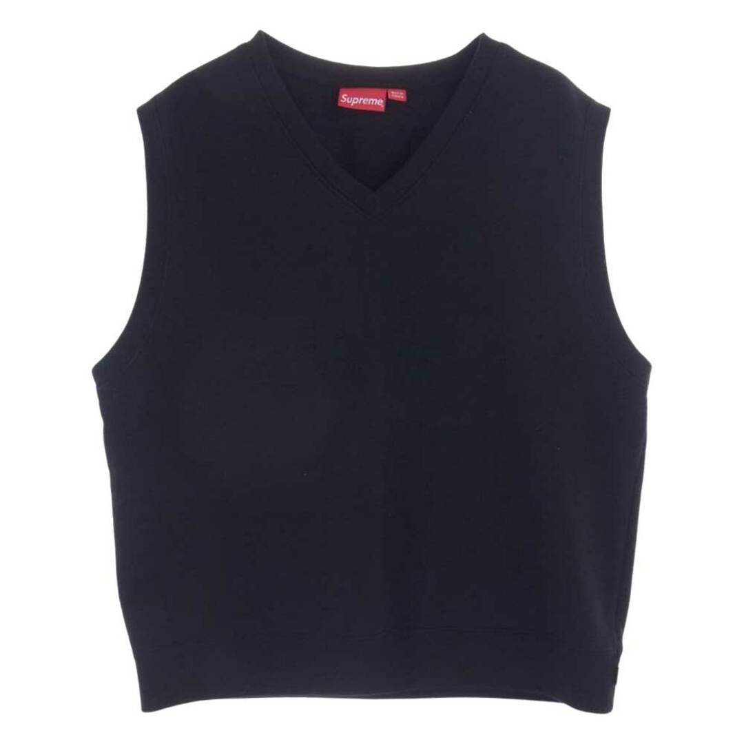 Supreme シュプリーム ベスト 23SS  SWEAT Shirt Vest Vネック スウェット ベスト ブラック系 L