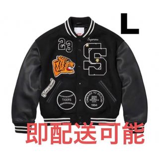 SUPREME Suede Varsity Jacket スタジャン