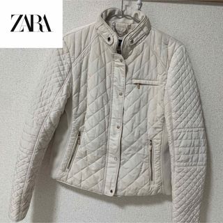 ザラ(ZARA)のザラ　ウーマン　レディース　中綿キルティングジャケット　Lサイズ(ブルゾン)