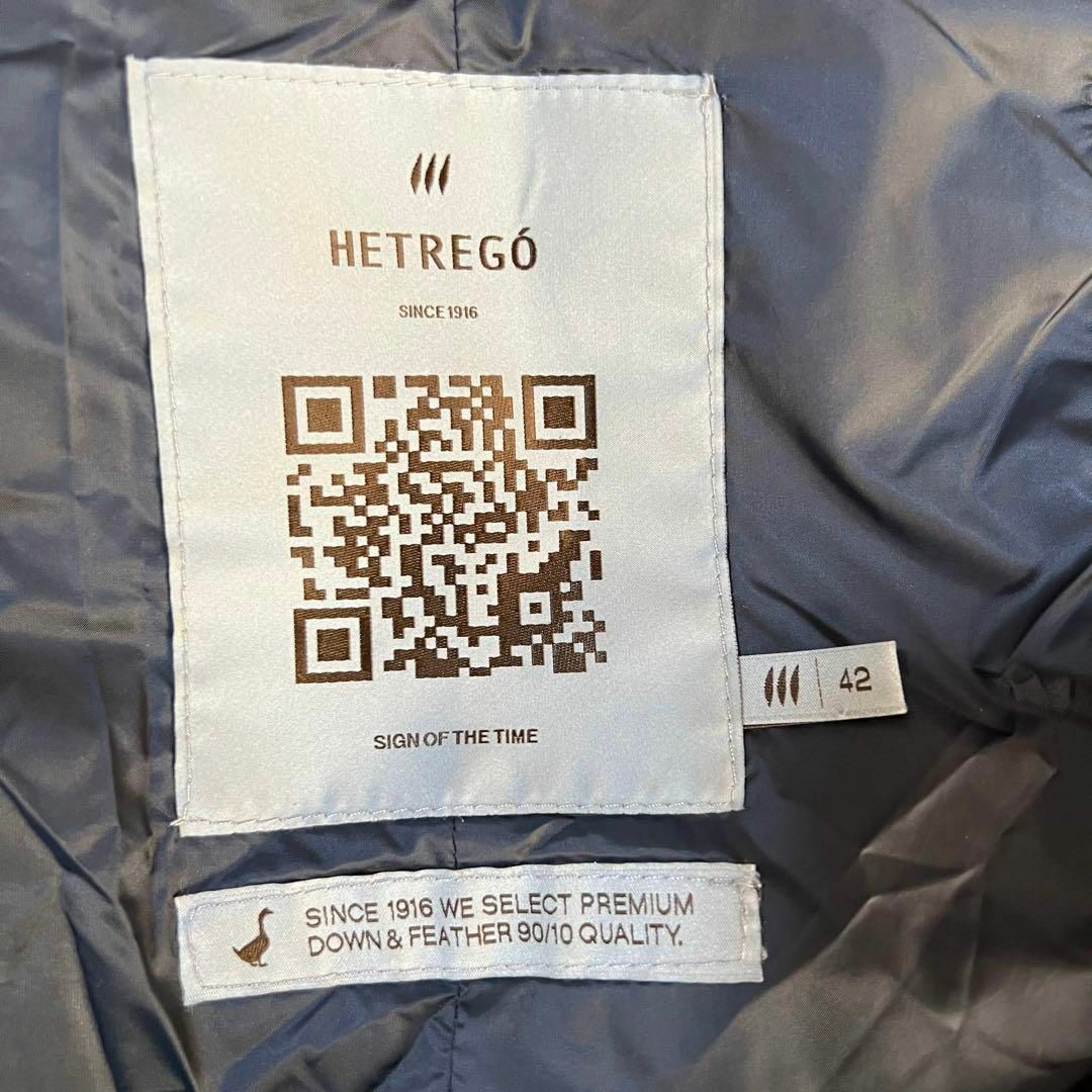エトレゴ HETREGO ダウンジャケット 黒 ブラックの通販 by ブランド