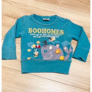 スーパーブーホームズ(SUPER BOO HOMES)のブーホームズ　くじらトレーナー(Tシャツ/カットソー)