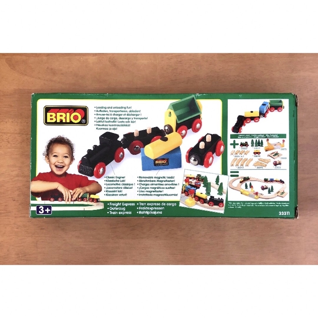 BRIO(ブリオ)のBRIO  木製電車セット キッズ/ベビー/マタニティのおもちゃ(電車のおもちゃ/車)の商品写真