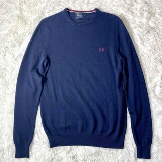 フレッドペリー(FRED PERRY)のFRED PERRY ウール100% セーター　クラシック　クルーネック　S(ニット/セーター)