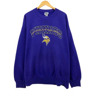 LOGO7 NFL MINNESOTA VIKINGS ミネソタバイキングス プリントスウェットシャツ トレーナー USA製 ヴィンテージ /eaa375923