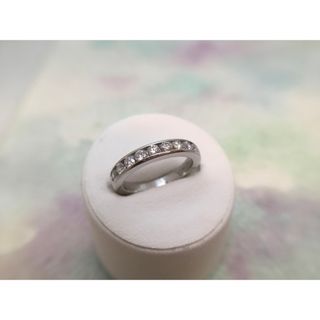 ティファニー(Tiffany & Co.)の正規品 ティファニー 3mm ダイヤ9個 ハーフエタニティ 指輪 ピンキーリング(リング(指輪))