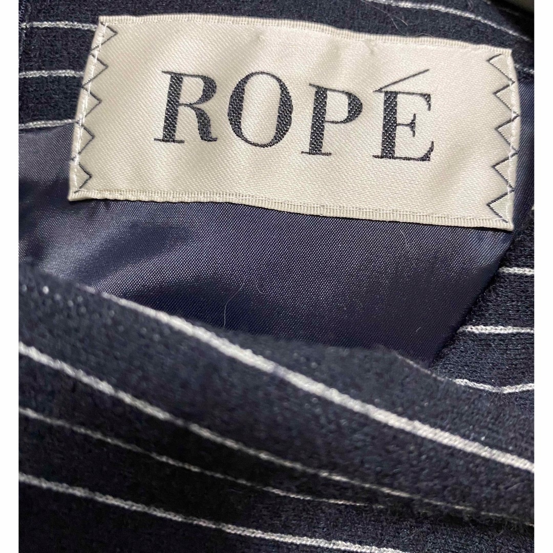 ROPE’(ロペ)のROPE ロペ　ストライプ　ワンピース　38サイズ レディースのワンピース(ひざ丈ワンピース)の商品写真