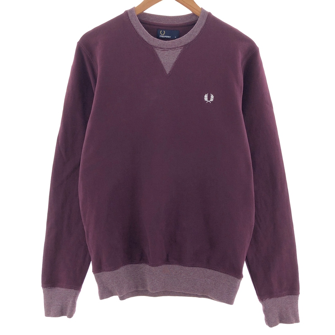 FRED PERRY(フレッドペリー)の古着 フレッドペリー FRED PERRY ワンポイントロゴスウェット トレーナー メンズM /taa001976 メンズのトップス(スウェット)の商品写真