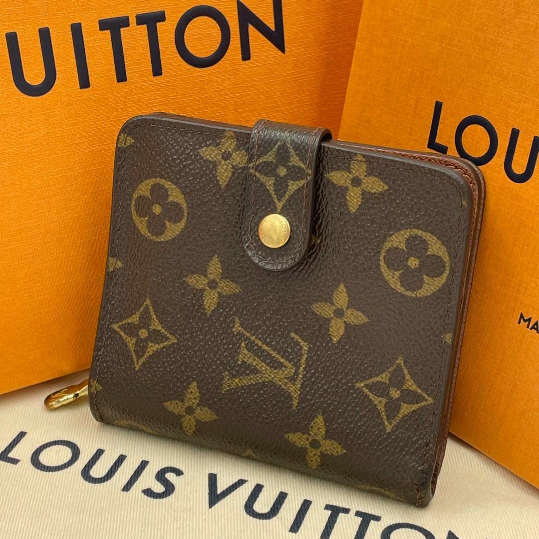 LOUIS VUITTON 折財布 モノグラム コンパクトジップのサムネイル