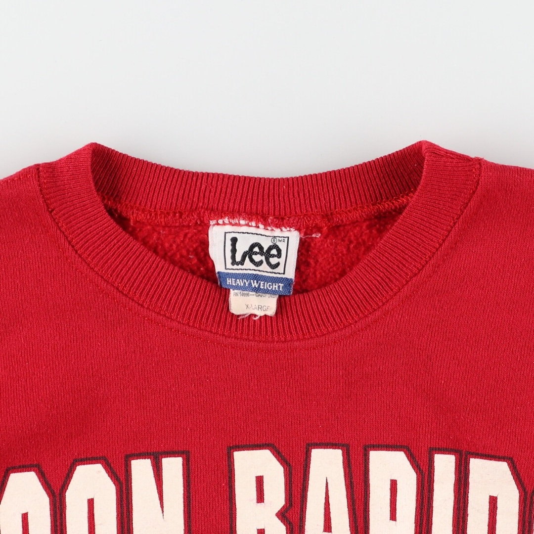 Lee(リー)の古着 90年代 リー Lee 両面プリント カレッジスウェットシャツ トレーナー USA製 メンズXL ヴィンテージ /eaa388811 メンズのトップス(スウェット)の商品写真