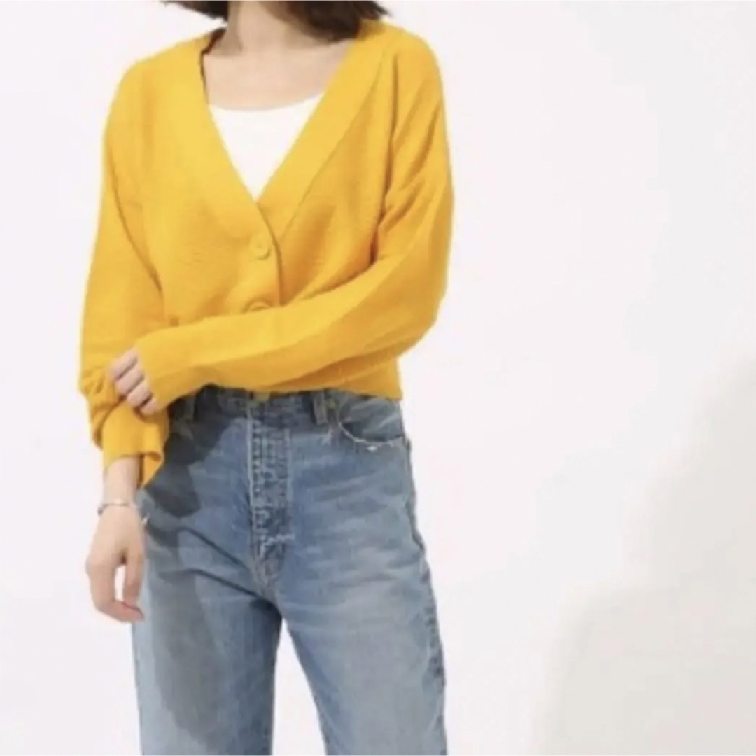 AZUL by moussy(アズールバイマウジー)のAZULbymoussy ハイツイストショートカーディガン レディースのトップス(カーディガン)の商品写真