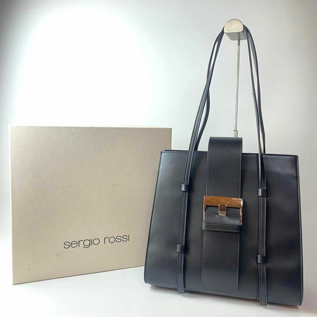 セルジオロッシ Sergio Rossi ショルダー トートバッグ-