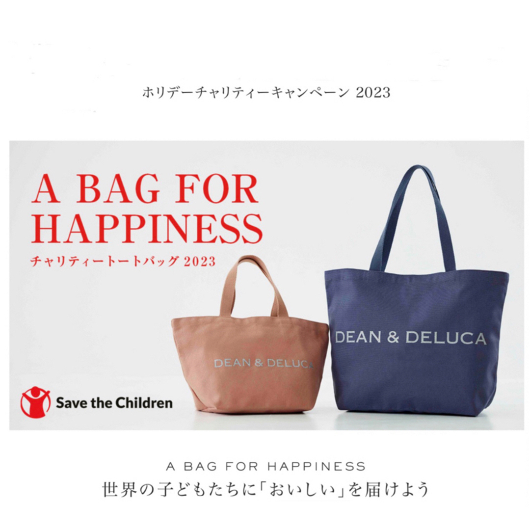 DEAN & DELUCA(ディーンアンドデルーカ)のDEAN&DELUCA チャリティートートバッグ ブルーグレー  Lサイズ  メンズのバッグ(トートバッグ)の商品写真