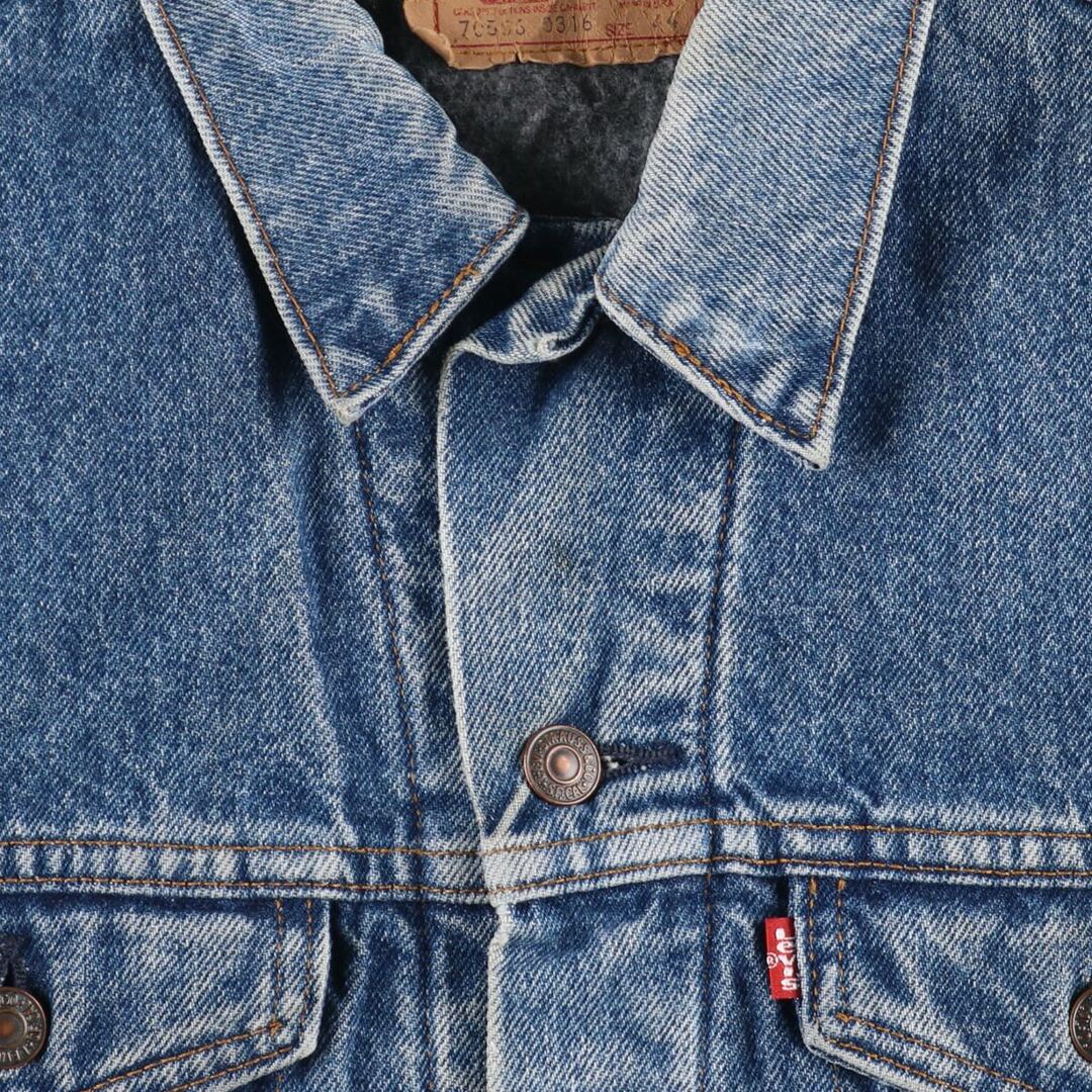 Levi's(リーバイス)の古着 80年代 リーバイス Levi's 70506-0316 デニムジャケット Gジャン USA製 メンズXL ヴィンテージ /eaa387505 メンズのジャケット/アウター(Gジャン/デニムジャケット)の商品写真