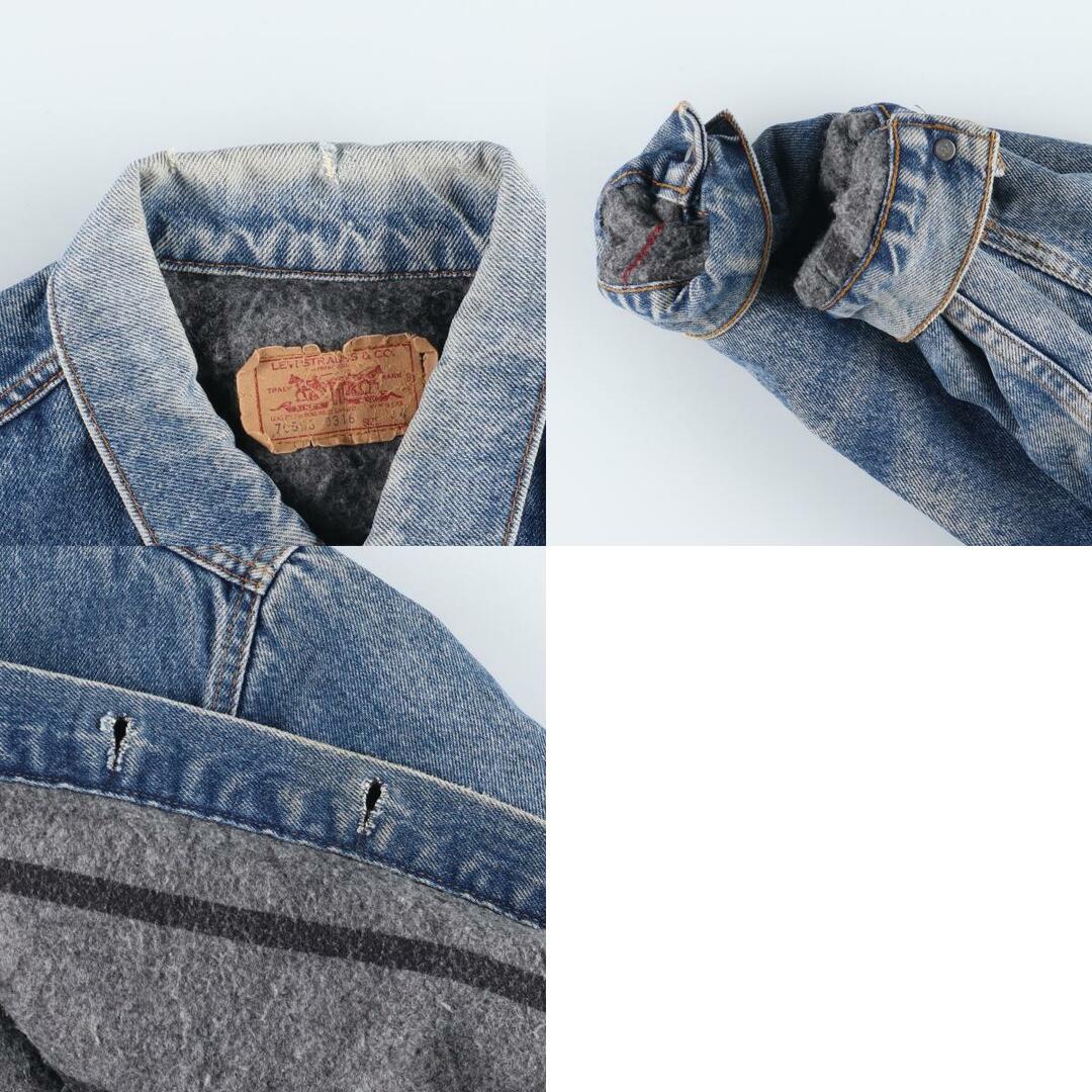 Levi's(リーバイス)の古着 80年代 リーバイス Levi's 70506-0316 デニムジャケット Gジャン USA製 メンズXL ヴィンテージ /eaa387505 メンズのジャケット/アウター(Gジャン/デニムジャケット)の商品写真