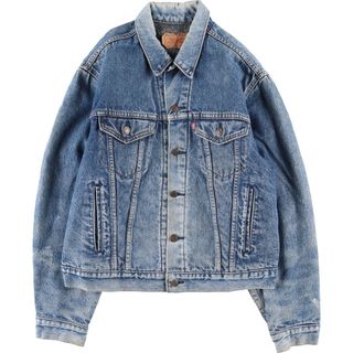 リーバイス(Levi's)の古着 80年代 リーバイス Levi's 70506-0316 デニムジャケット Gジャン USA製 メンズXL ヴィンテージ /eaa387505(Gジャン/デニムジャケット)