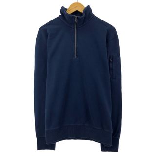 ウールリッチ(WOOLRICH)の古着 ウールリッチ WOOLRICH ハーフジップスウェットシャツ トレーナー メンズL /eaa386138(スウェット)