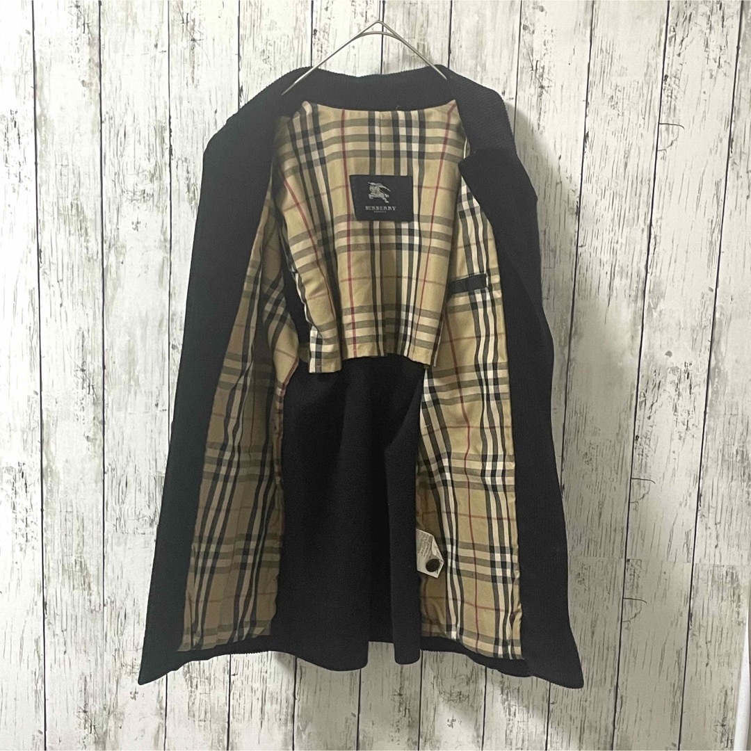 BURBERRY(バーバリー)のまこ様専用　バーバリーロンドン コーデュロイ切替ジャケット ノバチェック メンズのジャケット/アウター(テーラードジャケット)の商品写真