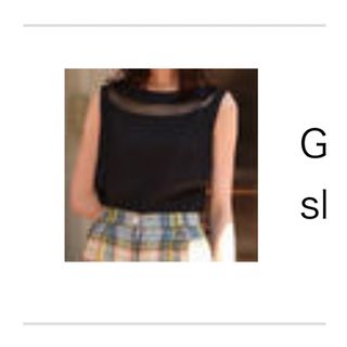 ジバンシィ(GIVENCHY)の【要コメントvintage see through no sleeve tops(シャツ/ブラウス(半袖/袖なし))