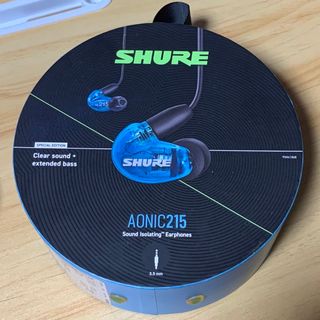 『美品』SHURE SE215 イヤホン(ヘッドフォン/イヤフォン)