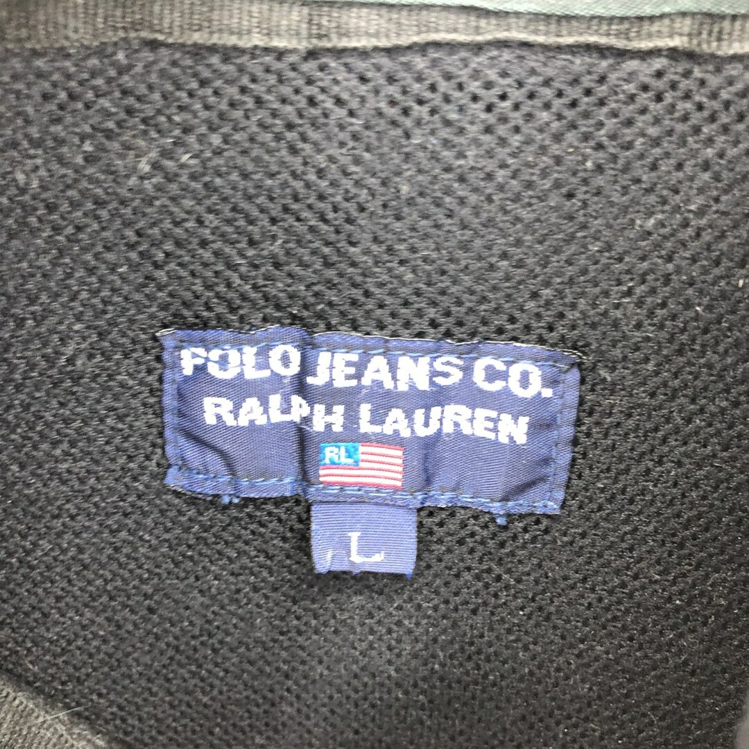 Ralph Lauren(ラルフローレン)の古着 90年代 ラルフローレン Ralph Lauren POLO JEANS COMPANY フリースジャケット メンズL ヴィンテージ /eaa365426 メンズのジャケット/アウター(その他)の商品写真