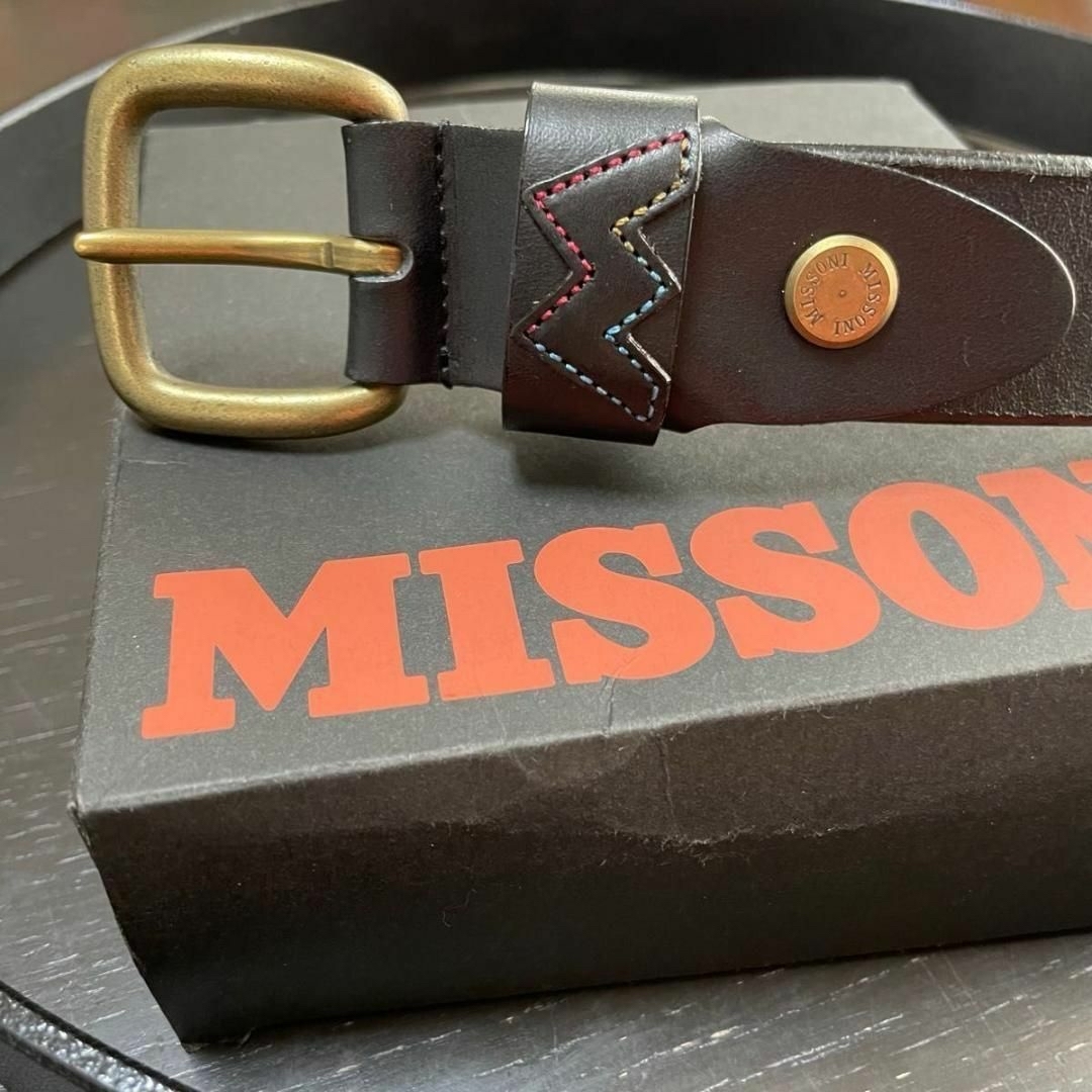 MISSONI(ミッソーニ)のメンズベルト　スーツ9号　２点 メンズのファッション小物(ベルト)の商品写真