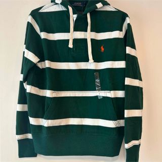 ポロラルフローレン(POLO RALPH LAUREN)の【ポロラルフローレン】ラガーボーダー　パーカー　Sサイズ　新品未使用(パーカー)