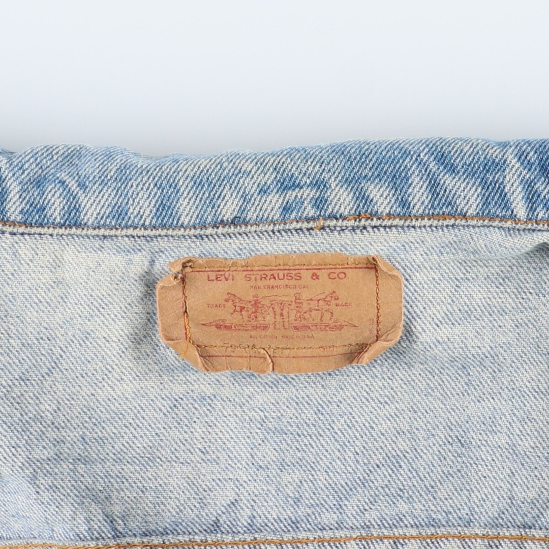 Levi's(リーバイス)の古着 90年代 リーバイス Levi's 70506-0214 デニムジャケット Gジャン USA製 メンズM ヴィンテージ /eaa383265 メンズのジャケット/アウター(Gジャン/デニムジャケット)の商品写真