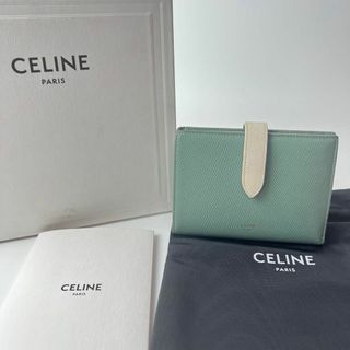 CELINE  セリーヌ 折財布　ミニ財布　グリーンクレイ