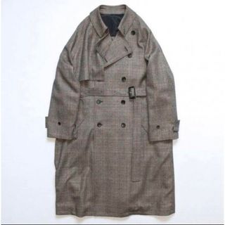 シュタイン(stein)のstein 19aw LAY OVERSIZED OVERRAP COAT(トレンチコート)