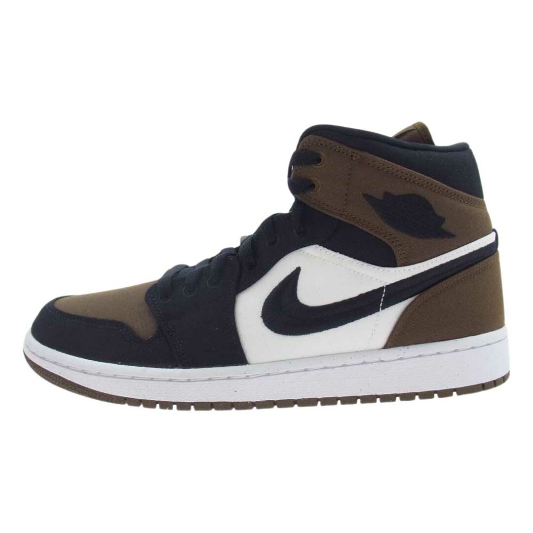 NIKE ナイキ スニーカー DV0427-301 WMNS Air Jordan 1 AJ1 Mid SE ""Olive Toe"" ウィメンズ エアジョーダン ミッド オリーブトゥ スニーカー モスグリーン系 28cm【新古品】【未使用】