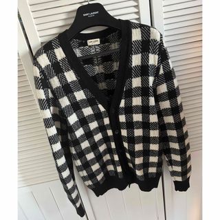 未使用タグ付 SAINT LAURENT PARIS ニットカーディガン エディ