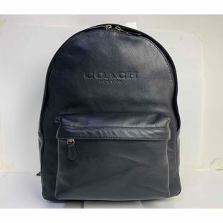 コーチCOACHチャールズカーフレザースリムバックパック★F5413★赤×黒