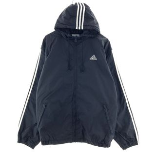 ⬛️90's 極美品レア　adidas ナイロンパーカー　マウンテンパーカー　ロゴ