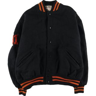 90年代 DICE SPORTSWEAR ウールスタジャン アワードジャケット バーシティジャケット USA製 メンズXL ヴィンテージ /eaa384013