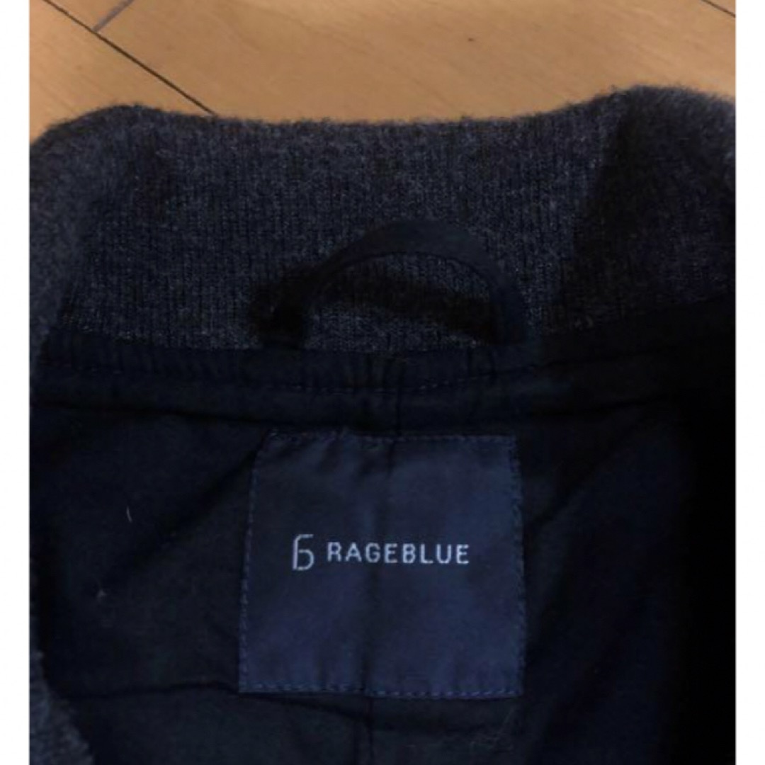 RAGEBLUE(レイジブルー)のRAGEBLUEメルトンネイビーブルゾン メンズのジャケット/アウター(ブルゾン)の商品写真