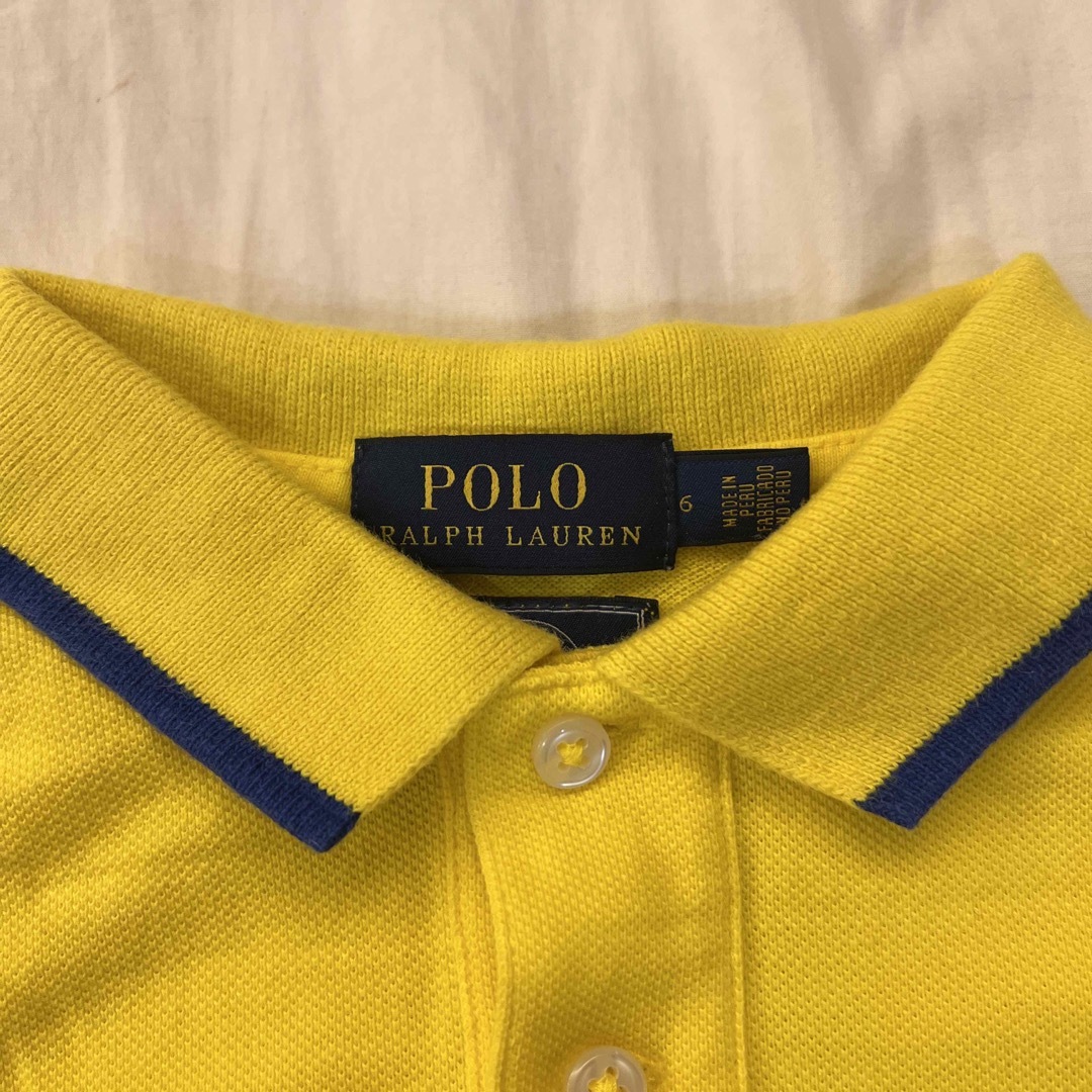 POLO RALPH LAUREN(ポロラルフローレン)のポロラルフローレン　イエロー　ポロシャツ キッズ/ベビー/マタニティのキッズ服男の子用(90cm~)(Tシャツ/カットソー)の商品写真