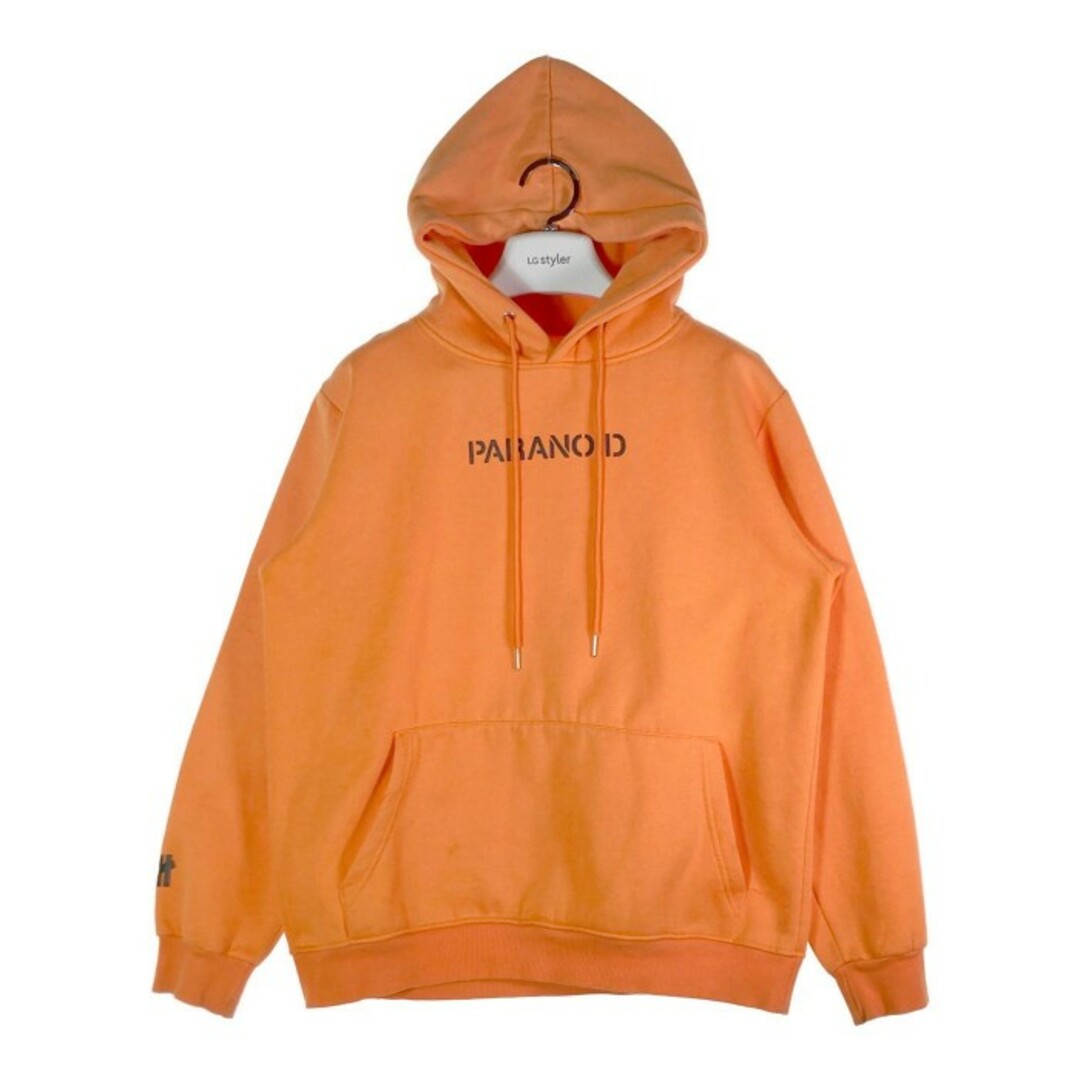 パーカー★ANTI SOCIAL SOCIAL CLUB × UNDEFEATED アンチソーシャルソーシャルクラブ × アンディフィーテッド PARANOID パーカー オレンジ sizeXL