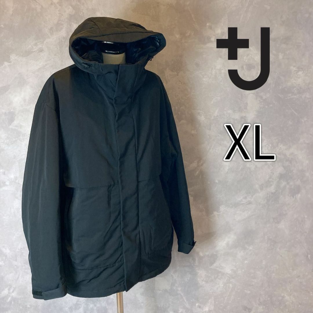 廃盤品 希少 Uniqlo +J ハイブリッドダウンオーバーサイズパーカ XL-