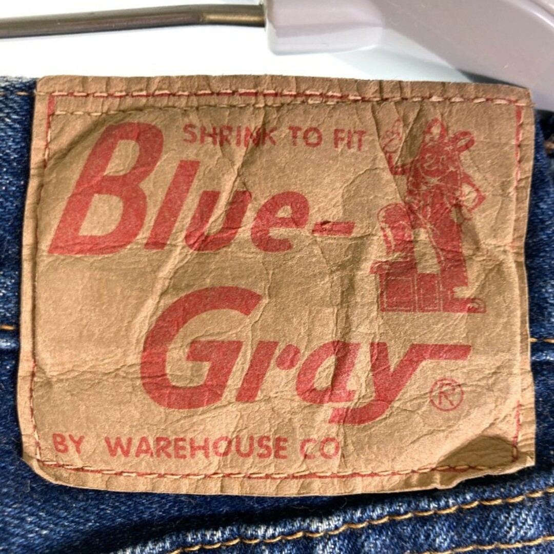 WAREHOUSE(ウエアハウス)の★WAREHOUSE ウエアハウス BLUE&GRAYブルーアンドグレー デニムパンツ ブルー size32 メンズのパンツ(その他)の商品写真