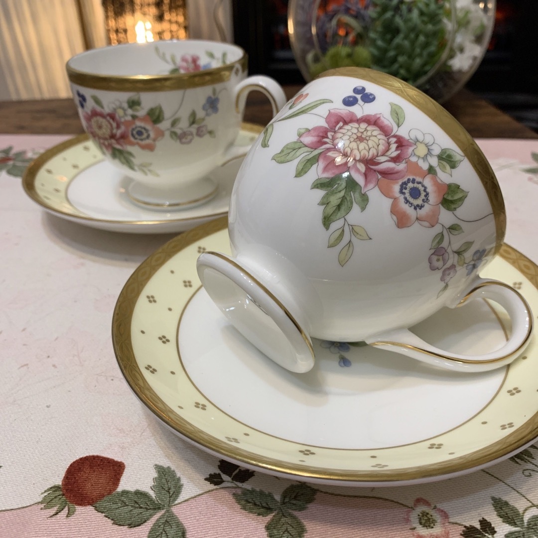 WEDGWOOD 2客 ジャパニーズティーカップ&ソーサー カップ&ソーサー